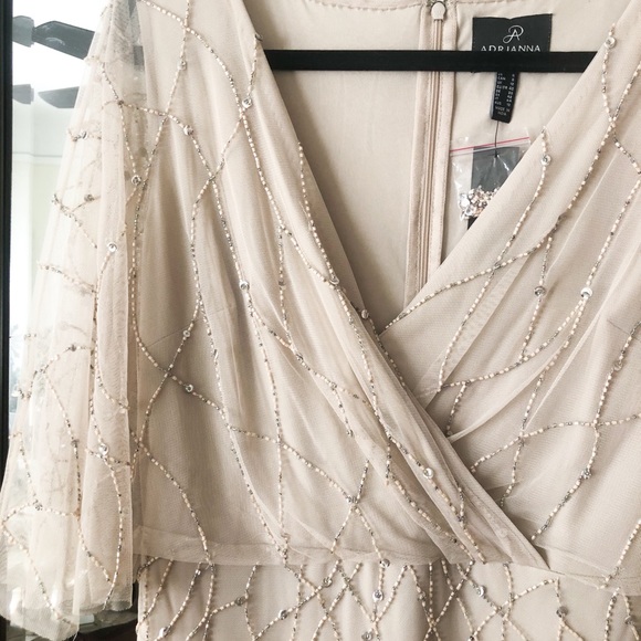 Adrianna Papell Formal beaded dress - Picture 3 of 7